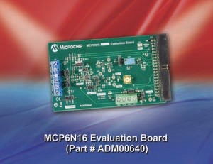 Vyhrajte vývojovou desku pro zesilovače MCP6N16 od Microchipu